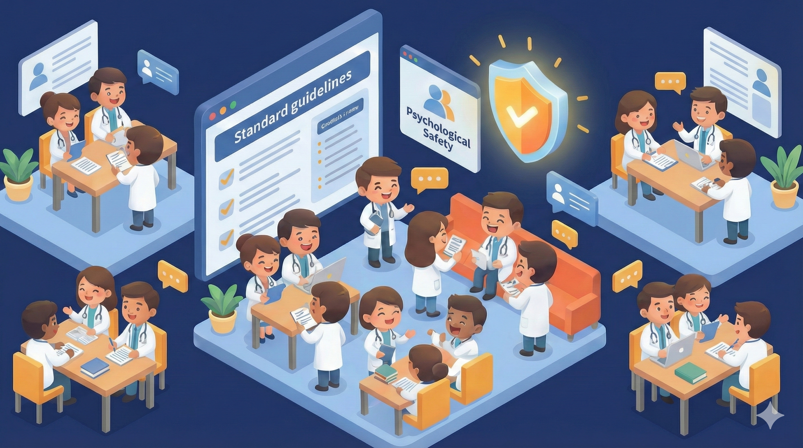 オンラインで学ぶ初期研修医のイメージ